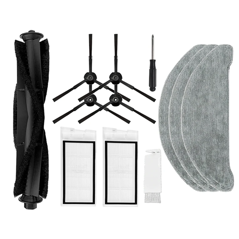 

Запчасти для робота-пылесоса Xiaomi ROIDMI EVE PLUS, фильтр НЕРА, Швабра, напольная щетка, Сменные аксессуары для очистки