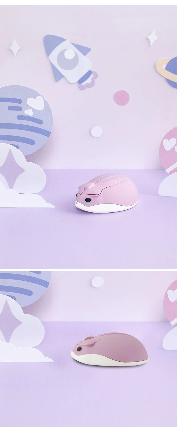 USB Ópticos Ergonômicos, Kawaii Gaming Mouse para