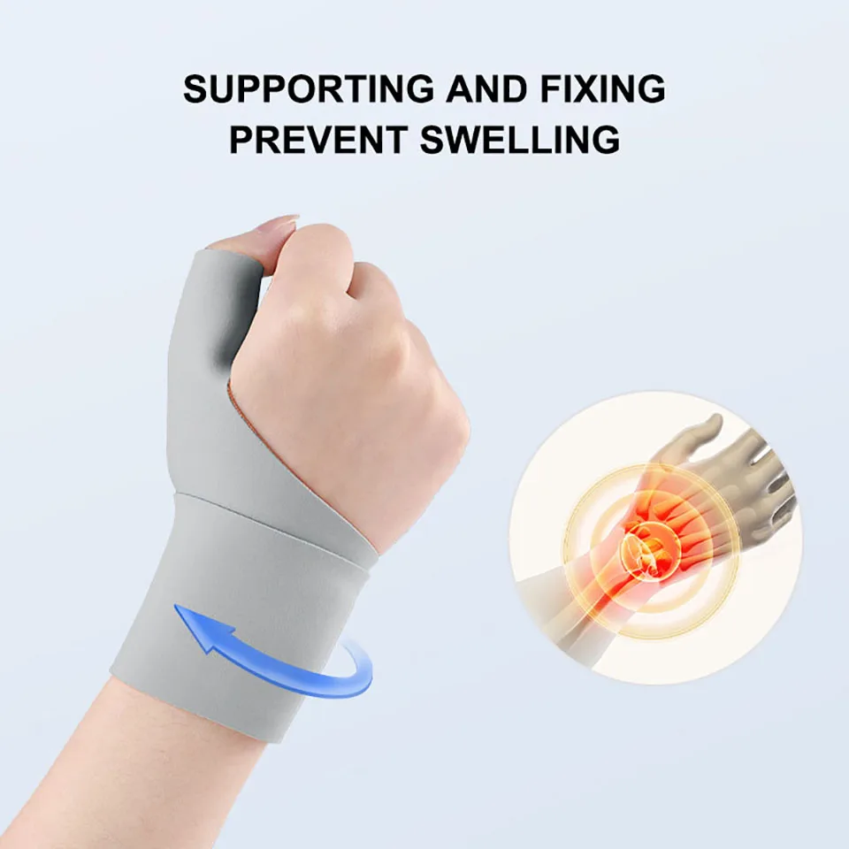 Thumb Compression Wrist Guard Thumb Sleeve Joint Sprain Tendon Sheath Protective Sleeve 1Pcs