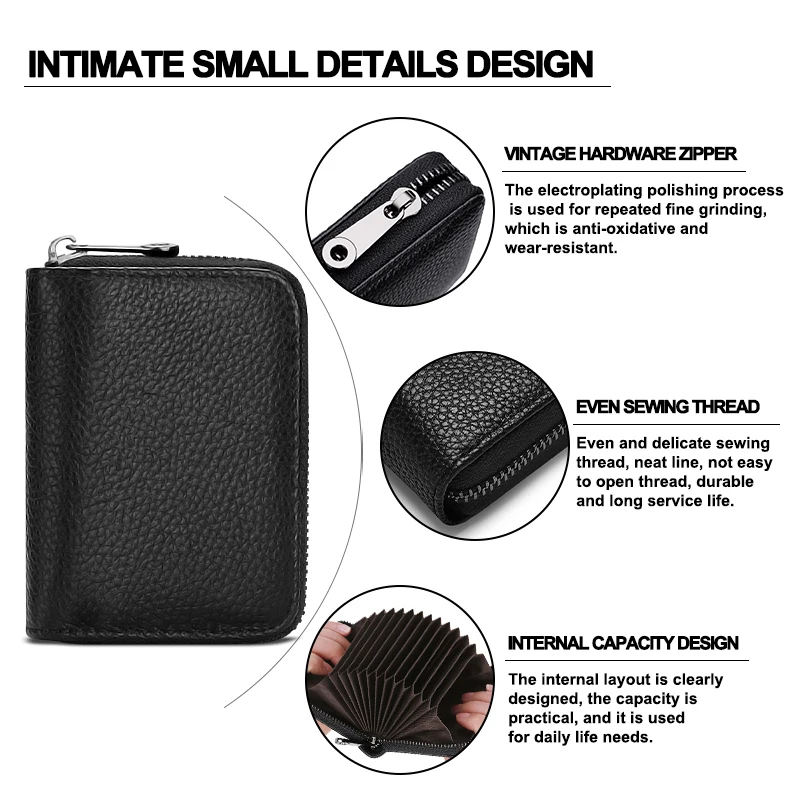 Funda De Piel Para Licencia De Conducir Automotriz