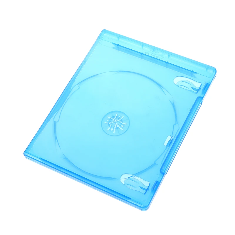 1Pc Plastic Single/Double/3/4 Piece Discs CD Game Case Cover Thickened CD DVD Disc Protective Storage Box Organizer