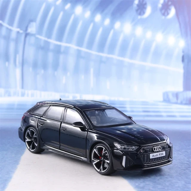 1:36 scala Audi RS6 Station wagon Diecast lega metallo modello di auto di  lusso tirare indietro auto per bambini giocattoli con collezione -  AliExpress