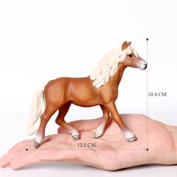 Large Realistic Horse Figurine with Detailed Textures - Farm Animal Toy & Party Decoration (Horse NO.1)