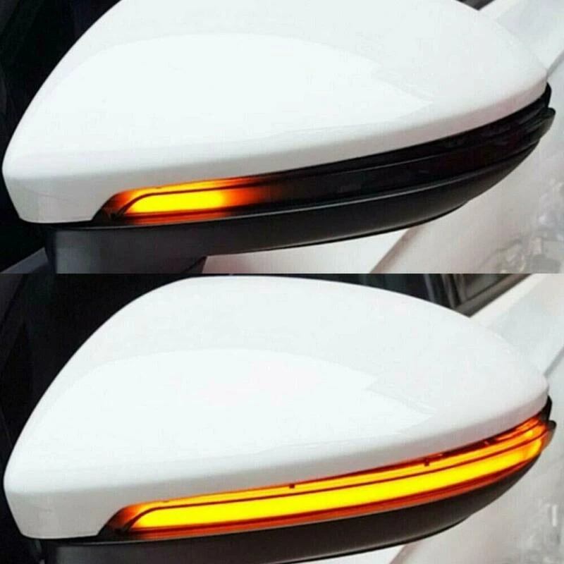 Dynamic Side Mirror Turn Signal Lights For Volvo XC60, XC90, V90, S90 – Flowing LED Blinker