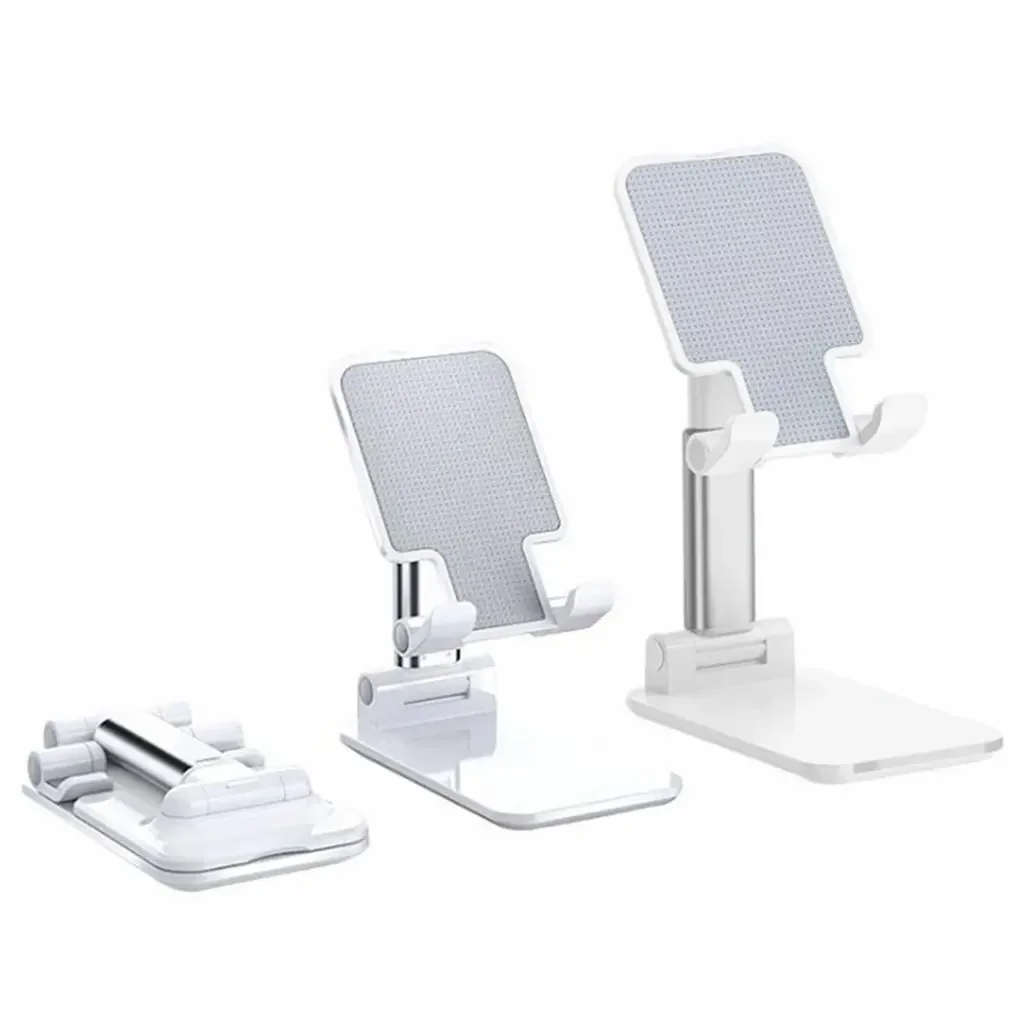 New Desk Mobile Phone Holder Stand For    Metal Desktop Tablet Holder Table Cell Foldable Extend Support universal foldable desktop mobile phone stand holder lazy bracket support tablet desktop holder mobile stand mount accessory