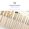 12/18Hole Make-Up Brushe Bag Functional Cosmetics Case Travel Organizer Make Up Brushes Protector Makeup Tools Rolling Pouch 5