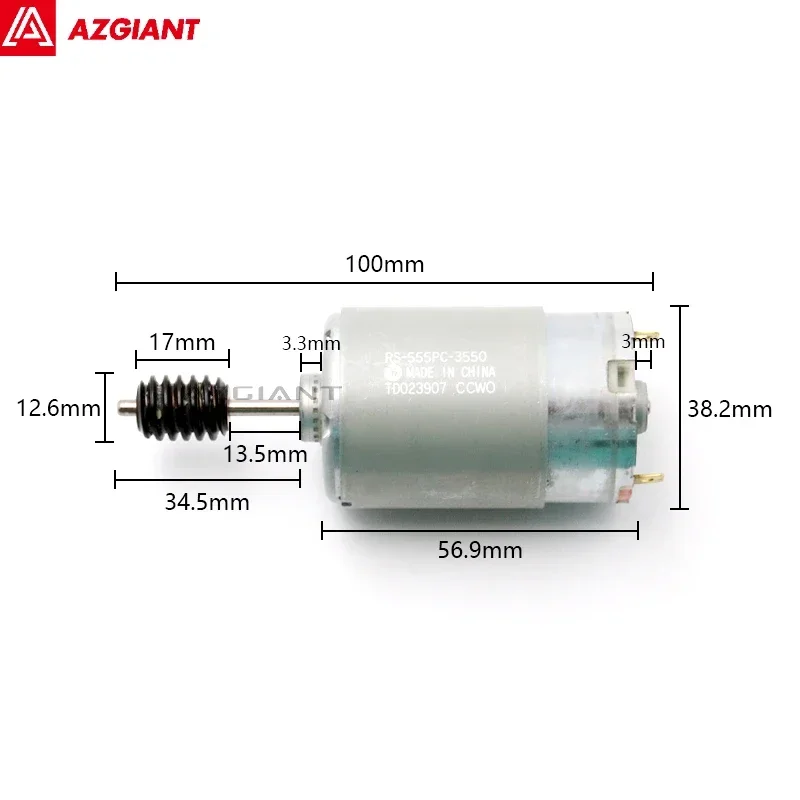 

Azgiant high quality replacement motor for RS-555PC-3550 CCWO Side Door Lock Motor