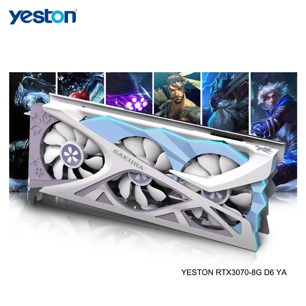 Yeston GeForce RTX 3060 GPU 12GB GDDR6 192bit 1777/15000MHz Gaming ...