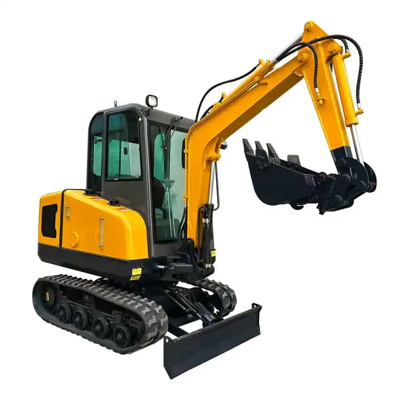 China Factory 2000KG  2 Ton Small Excavator Crawler Hydraulic Mini Digger Mini_excavator Earth-moving Machinery customized