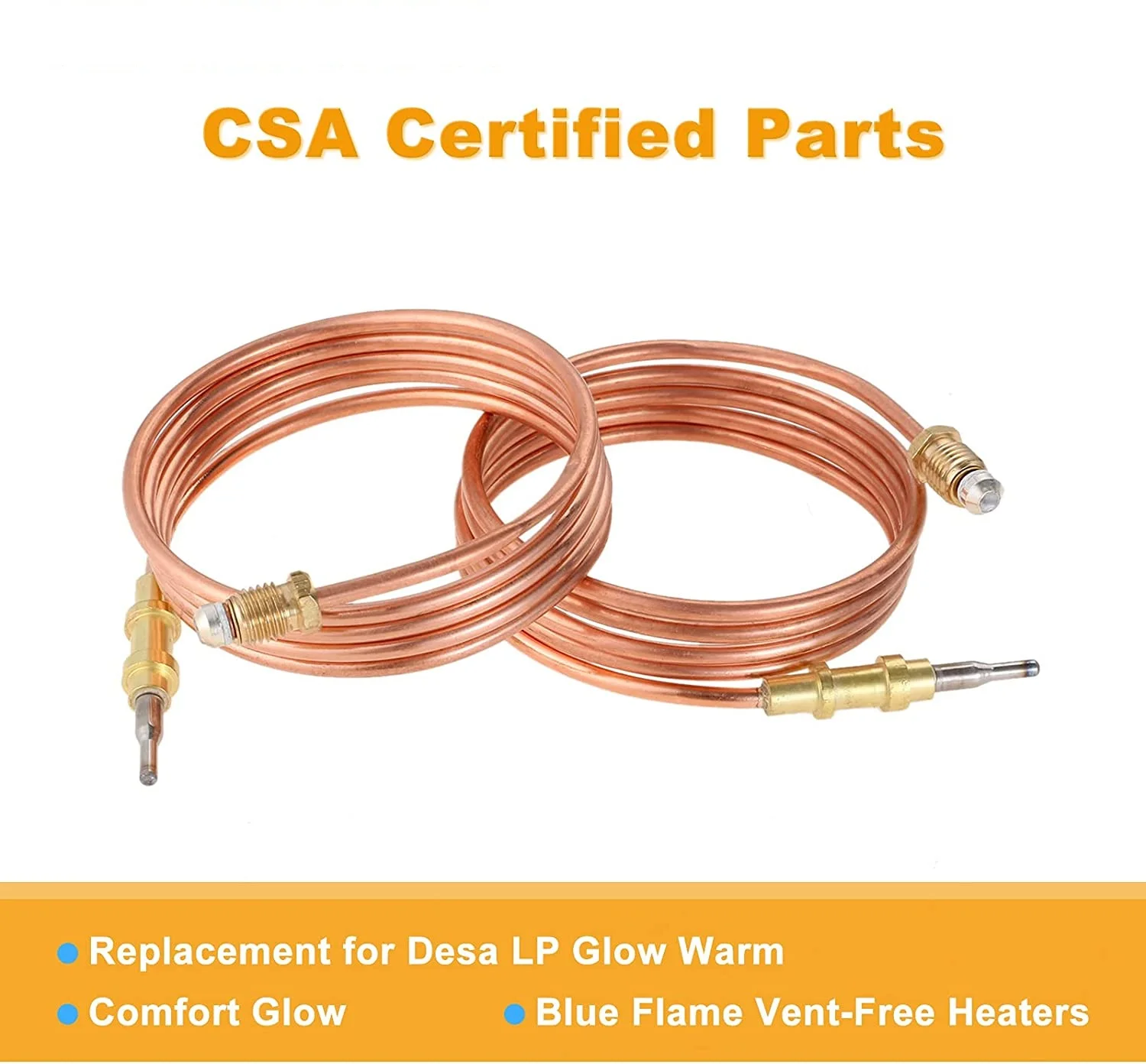 Thermocouple à gaz universel pour foyer extérieur, kit de chauffage, poêle  à gril, 27.5 pouces, M11, M10 - AliExpress