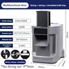110V 220V Electric Food processor Vegetable, Carrot, Potato Chopper, Slicer and Dicer Vegetable Shredding Machine & 3 Knife Disc 1