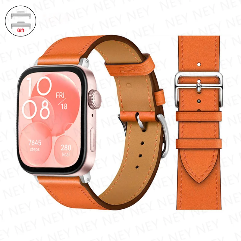 Premium Leather Watch Band - Elegant Retro Bracelet Replacement Strap
