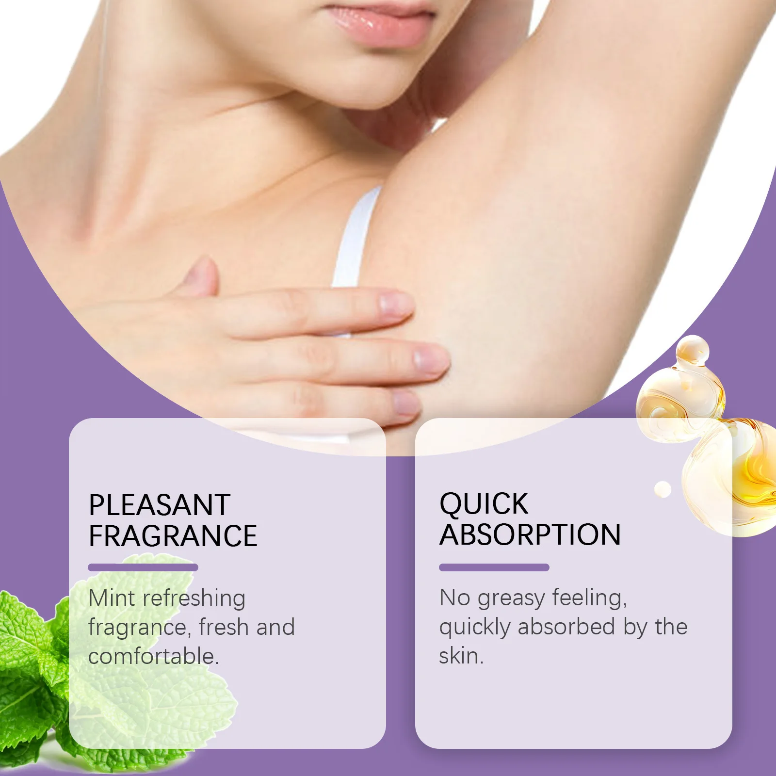 Underarm Odor Removal Cream Body Cleaning Deodorizing Bad Smell Refreshing Antiperspirant Lasting Aroma Anti Sweating Skin Care