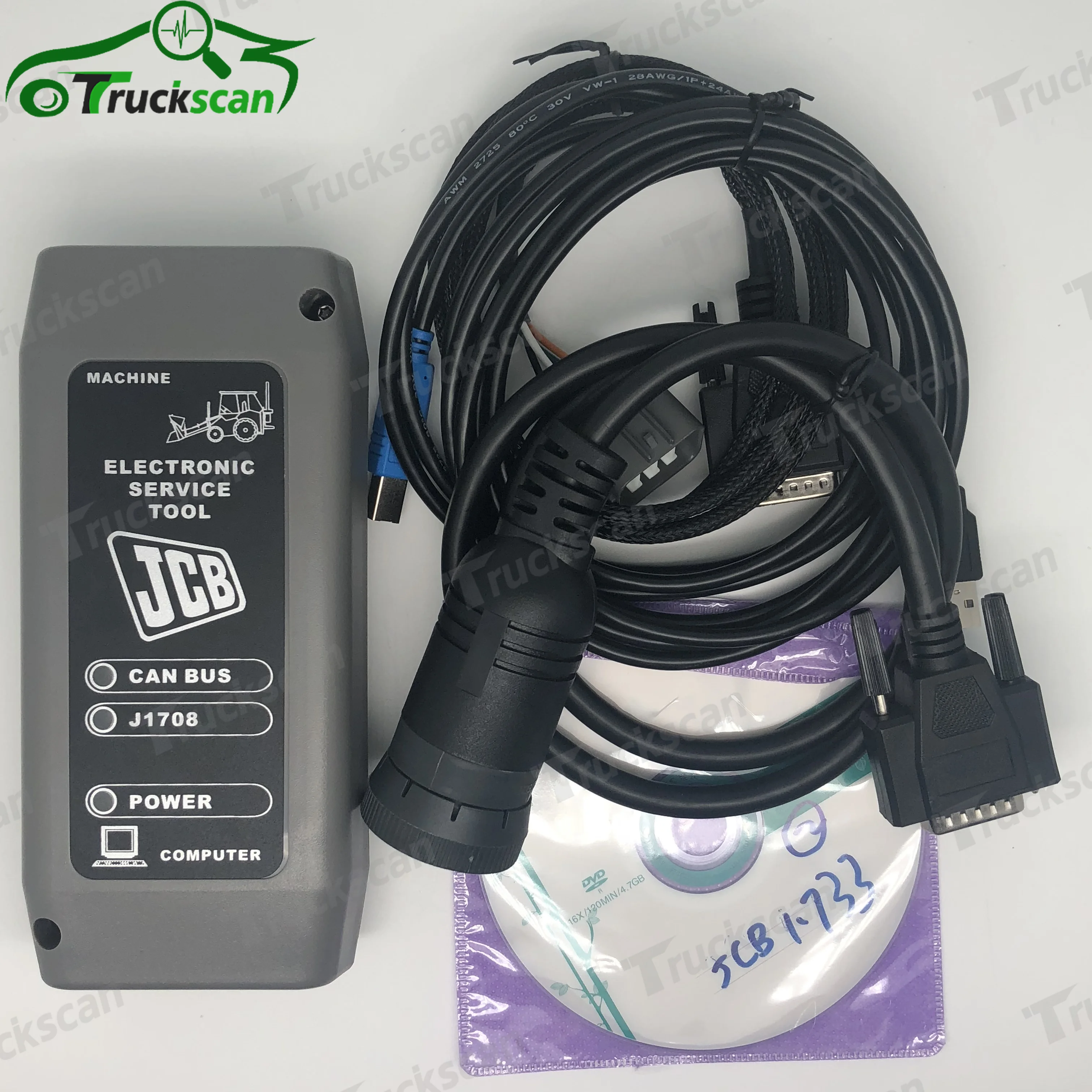 For JCB diagnostic v1.73.3 kit JCB Electronic Service canbus J1708