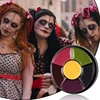 6 Color Oil Face Paint palette Halloween Party Camo Face & Body Makeup clown face paint SFX Bruise Special Effects Oil Hunting 5