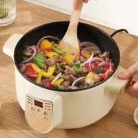 220V Smart Home Electric Wok Appointment Rice Cooker Multifunction Pot Large Capacity Electric Hot Pot Kitchen Appliances 2.5L 1