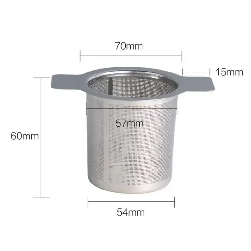 Tea Strainer Stainless Steel Reusable Pot Spice Strainer Leakage Tea Infuser Kitchen Accessories Filter Accessories