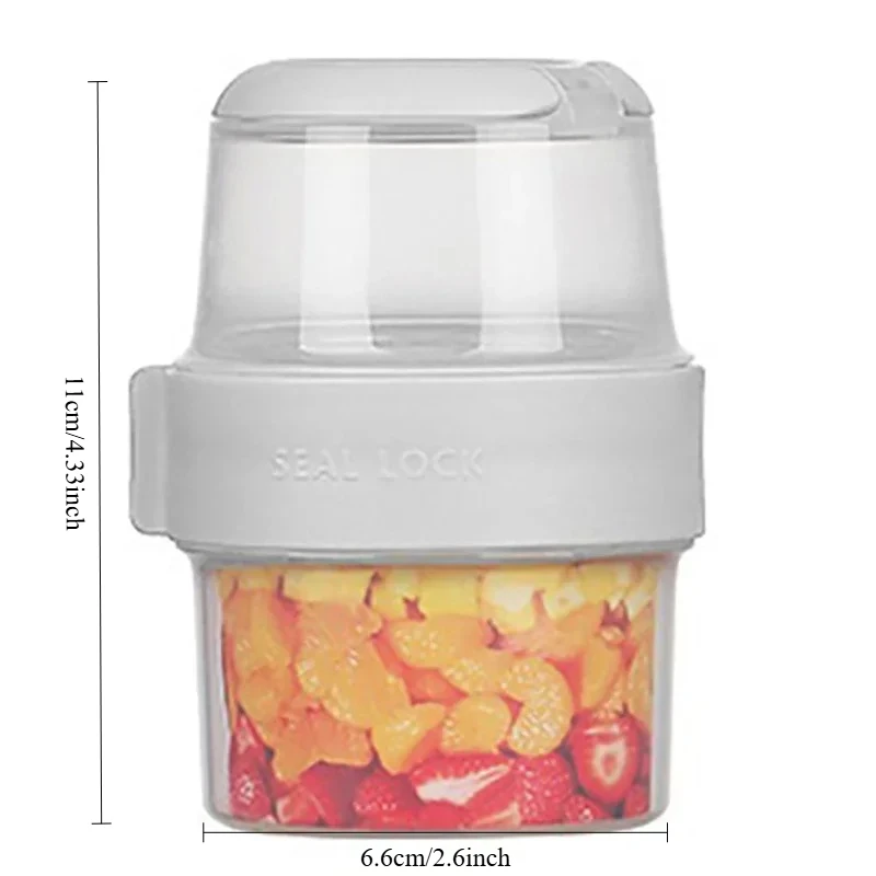 300/480/670/870/1070ML Double-layer Food Storage Box Sealed Container Oat Nut Yogurt Salad Cup Portable Food Container