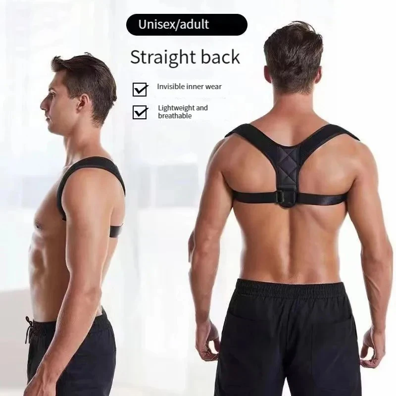 Posture Correction Belt Back Hunchback Prevention Correction of Sitting Posture Unisex Breathable Body Shaping