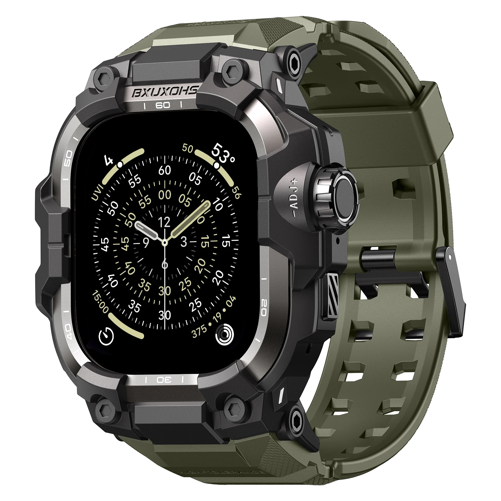 Rugged Shockproof Apple Watch Protective Bumper Cover