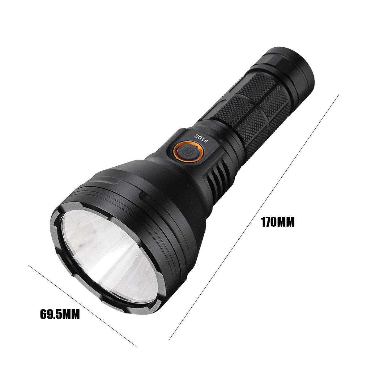 Astrolux FT03 SST40-W 8 modes 875m 2400lm NarsilM V1.3 USB-C Rechargeable 2A 26650 21700 18650 Portable Outdoor LED Flashlight