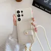 Card Holder Wallet Phone Case for Samsung Galaxy S25 S24 S23 Plus S22 Ultra S21 S20 FE Lanyard Strap Cord Crossbody Bag Cover 3