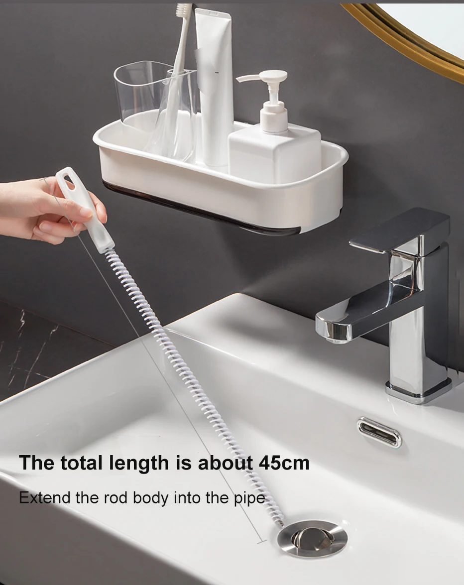 High-quality cleaning brush for sink, water pipe and drain pipe: durable and effective