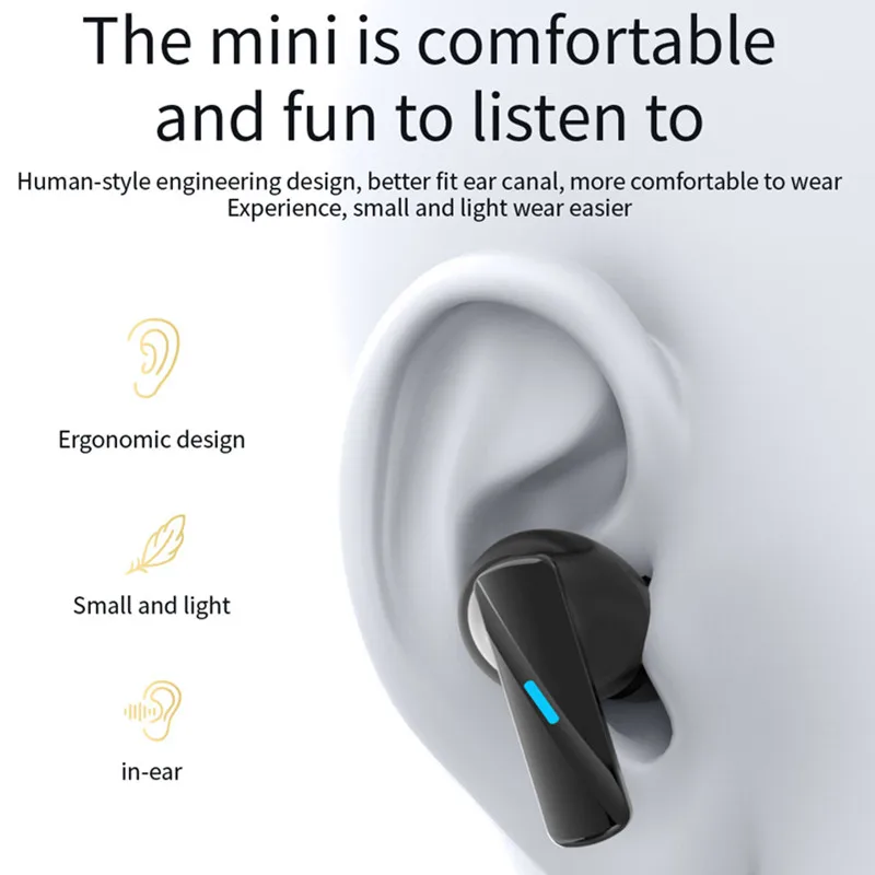 Sony True Wireless Bluetooth Earphones & Headphones In-ear Earplugs Waterproof Fitness Motion Music Hedset Flip Cover Earphone 6