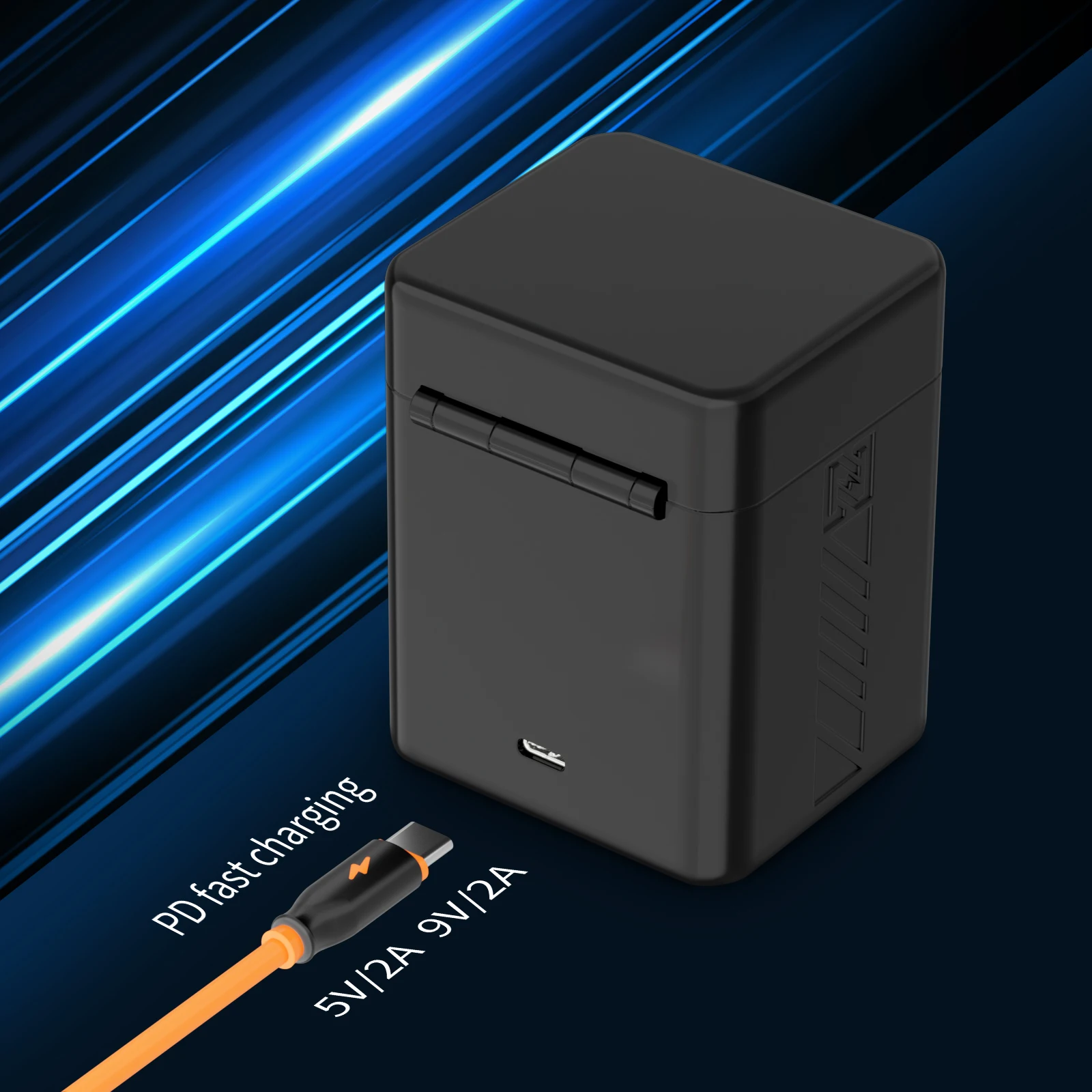 ZGCINE PS-E17 Battery Charging Case USBC PD Fast Dual Charger for Canon R50 R8 R
