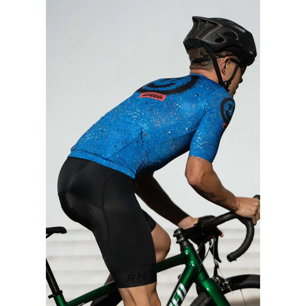 RH77 Summer High Quality Team Men Cycling Jersey Clothing Short Sleeve Breathable Quick Dry Cycle Jersey Clothes Road Cycling