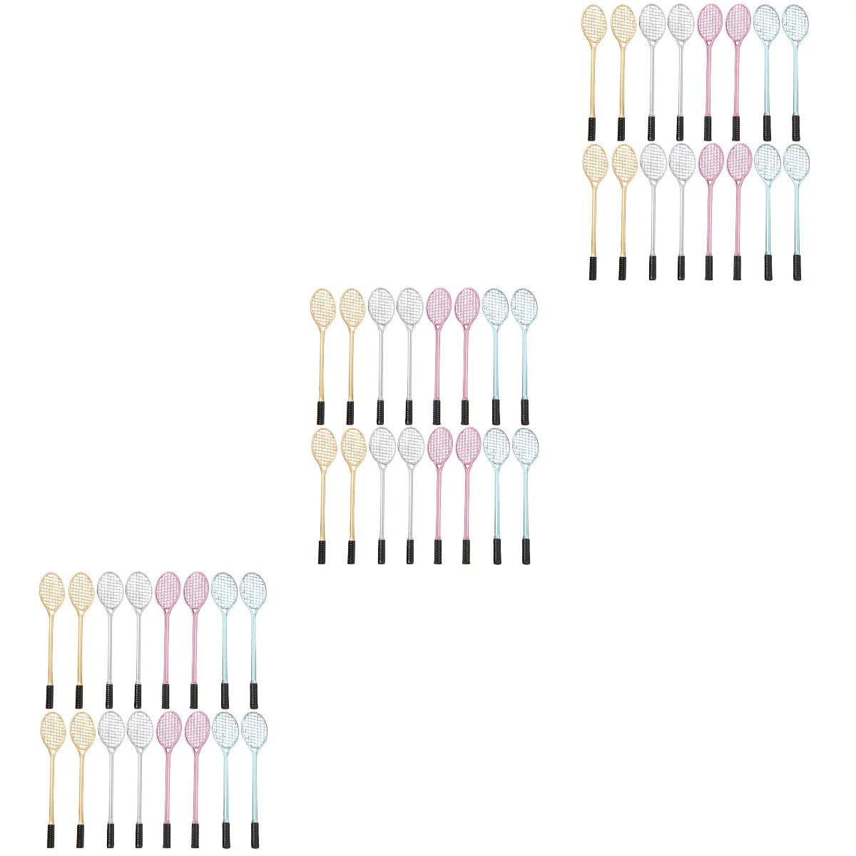 

60 шт., Пластиковые Гелевые Ручки для ракетки для бадминтона