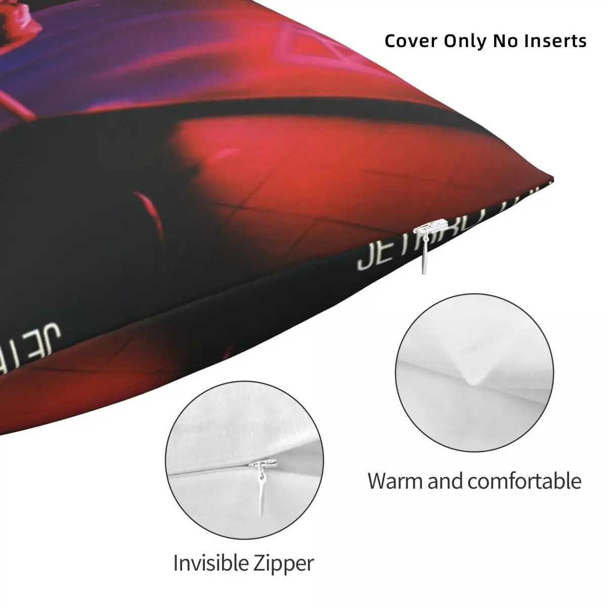 Рисунок 5 - Jethro Tull квадратная наволочка из полиэстера