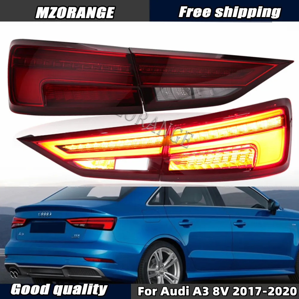 

Tail Light for Audi A3 8V 2017-2020 Sedan Rear Lights Turn Signal Light Stop Brake Lamp Car Driving Lamp