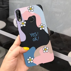 Cute Cartoon Candy Color Silicone Phone Case - Soft TPU Cover for Huawei Nova 3e (Gray pink)