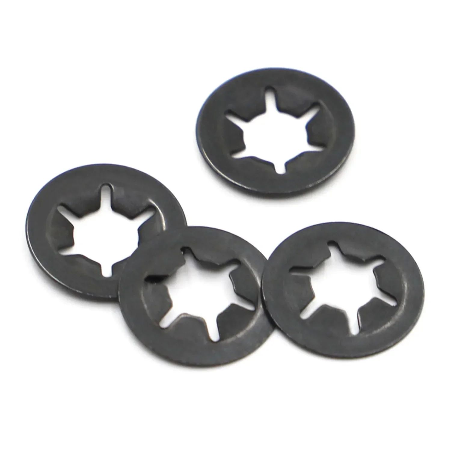 Star Lock Plum Bearing Retaining Ring Flower Washer Clip Set