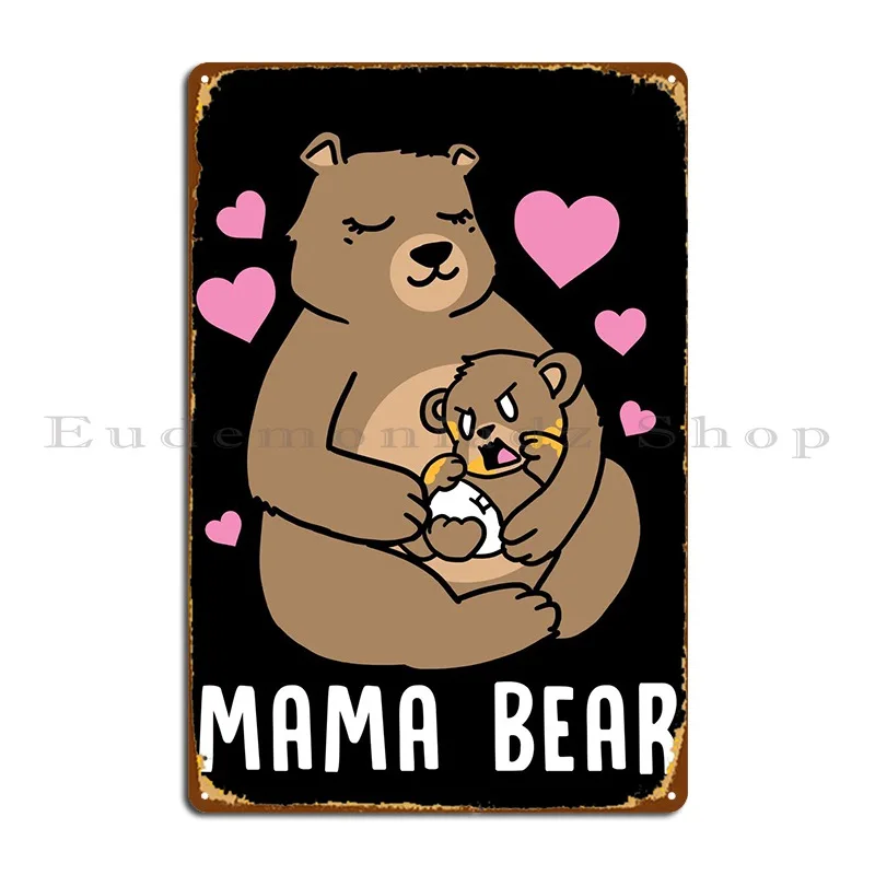 

Металлические знаки для мамы медведя, дизайн гаража, создание железного кинотеатра, жестяной плакат