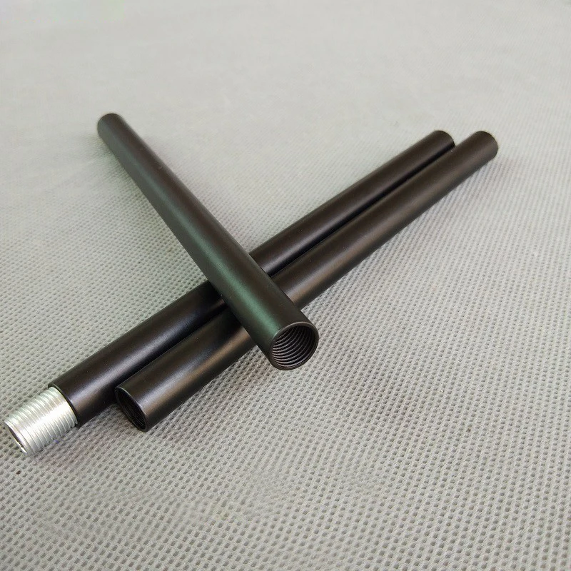 M10 Hollow threaded tube 11.5cm iron rods inner tooth for table lamp pendant lamp diy hollow pipe lighting accessories black led lamp accessories table lamp ceiling pendant light