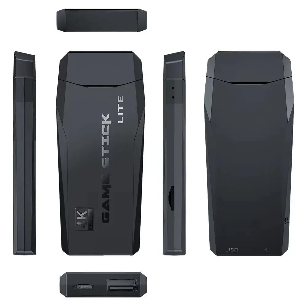 M8 비디오 게임 콘솔 내장 20000 게임, 64G 4K HD 게임 스틱 TV 무선 컨트롤러, PS1 NES SEGA 9 에뮬레이터 레트로 콘솔