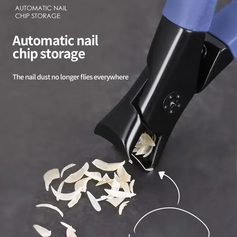 Stainless Steel Nail Clipper with Ultra Wide Jaw Opening Portable Finger Nail Cutter
