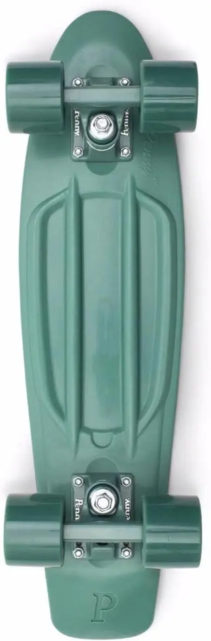 

22 Inch Green Penny Board, The Original Plastic Skateboard