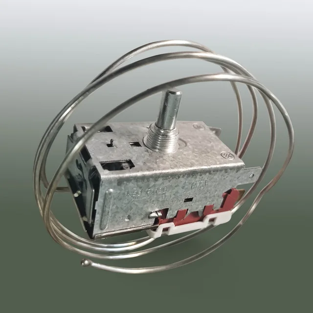 K50-P1126 Thermostat de réfrigération à 2 broches, thermostat de réfrigérateur, plage de température du thermostat du congélateur: -24.5 à-9,5 degrés C 1