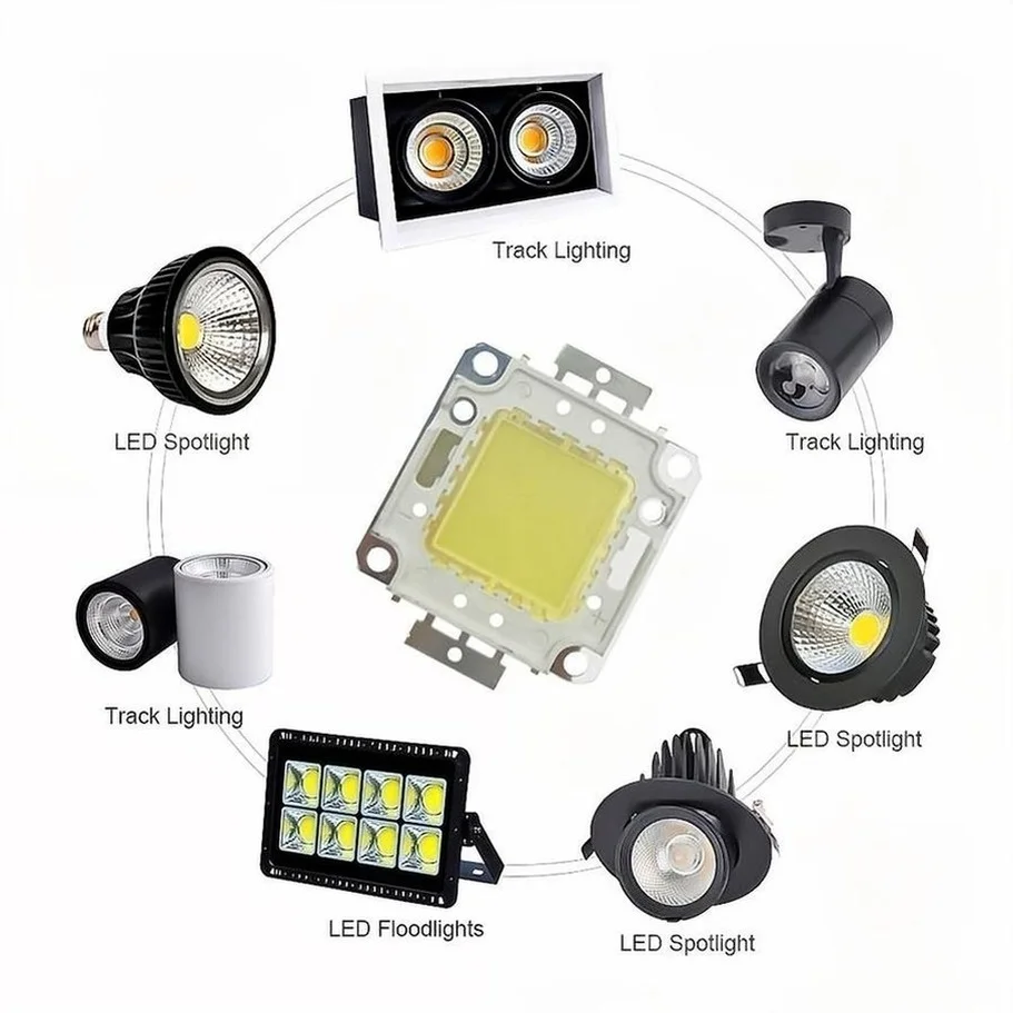 LED Lamp Beads 3pcs 10W 20W 30W 50W 100W for DIY Light