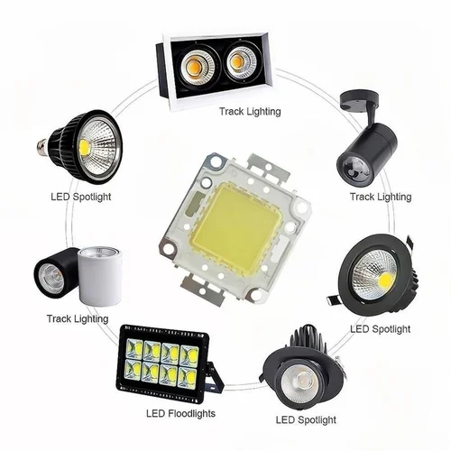 3pcs 10W 20W 30W 50W 100W LED 구슬 빛 DC12V-36V 매트릭스 COB 통합 LED 램프 칩 SMD DIY 투광 조명 스포트 라이트 3