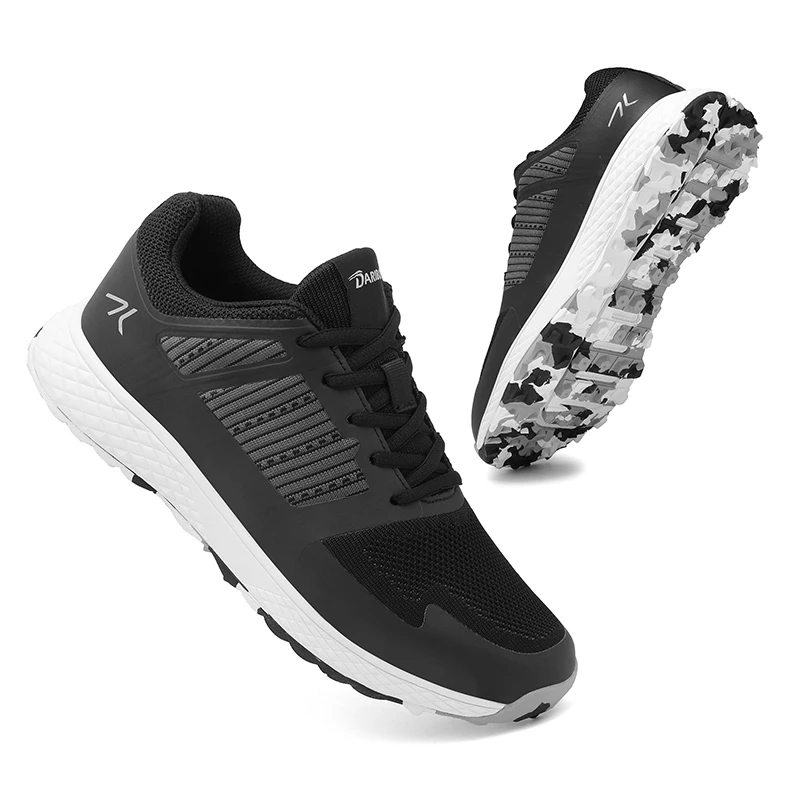 Golf Shoes Men Comfortable Casual Golfers Sneakers Outdoor Walking Footwears Anti Slip Athletic Tennis Non Slip Golfing Shoes 2