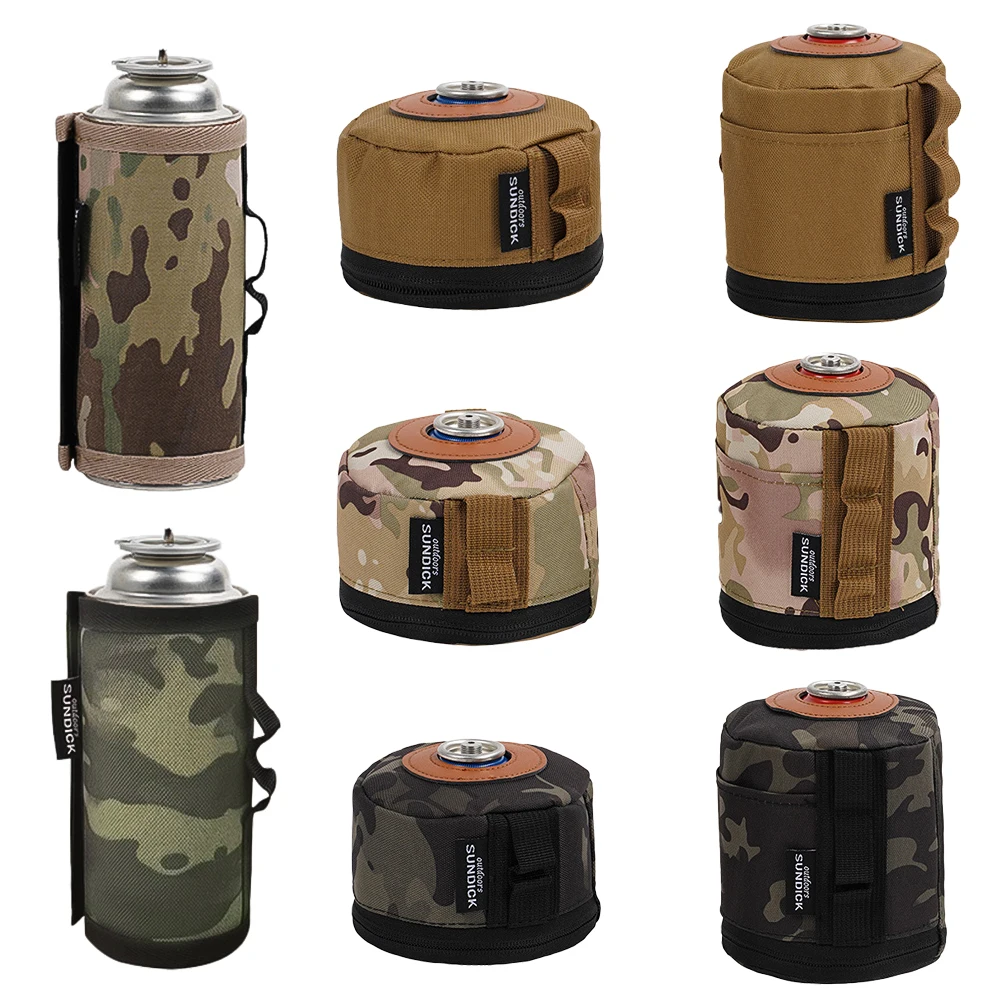 230/450ml Camping Gas Tank Case BBQ Gas Canister Protective Cover Picnic Fuel Cylinder Protective Bag Outdoor Camping Equipment