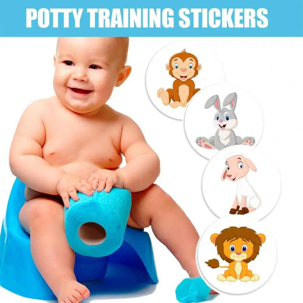 Great Easy to Use Safe Eco-friendly Cartoon Baby Potty Auxiliary Reward Sticker Potty Training Sticker Build Self-esteem