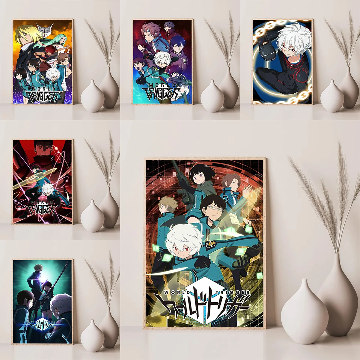 

Posters for Wall Decor World Trigger Anime Poster Decorative Pictures for Living Room Home Decore With Free Shipping Canvas Art