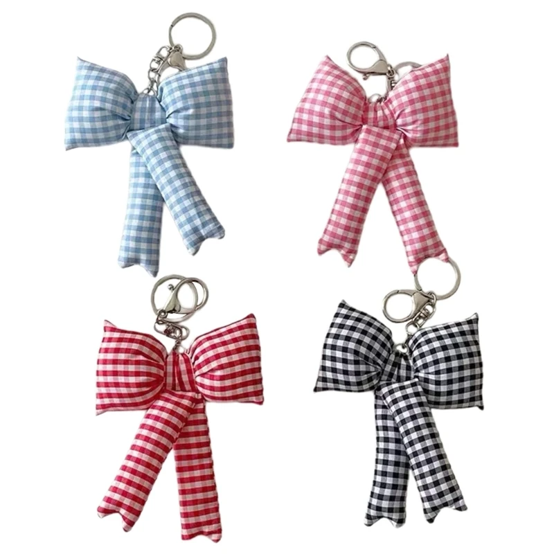 

4 шт., брелок с бантом, аксессуар для мобильного телефона, милый бантик, кулон, декор для рюкзака 066C