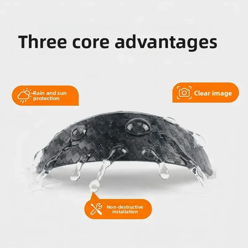 Enhanced Car Camera Lens Protector - 360° Protection, Anti-Scratch, Waterproof, Dustproof Cover for Rear View Backup Cameras