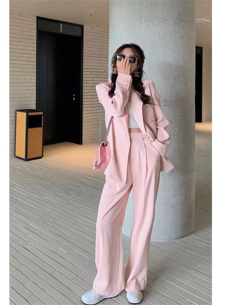 Pantsuit Elegant Blazer Female 